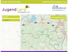 Tablet Screenshot of jugendcard.de